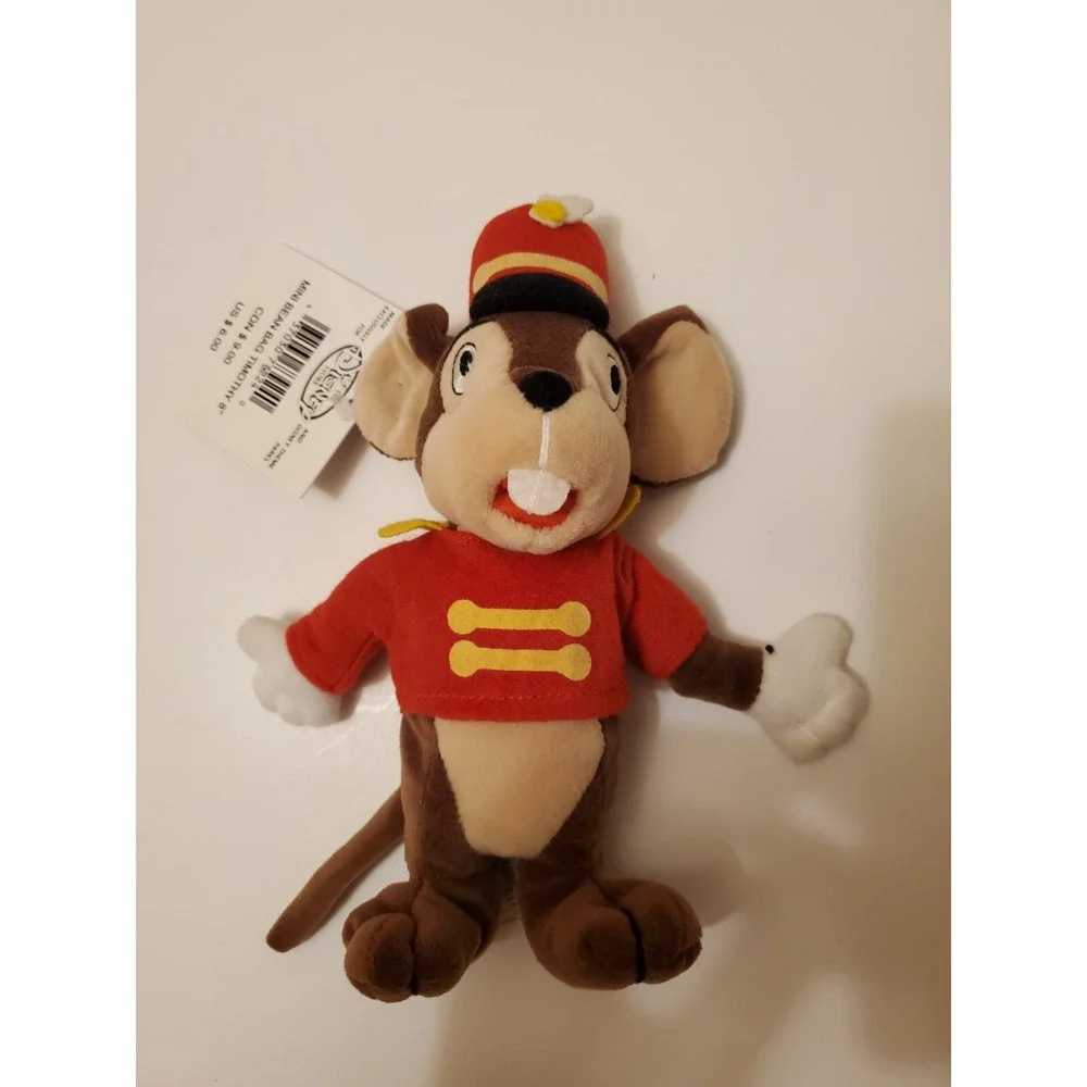 Disney Store Timothy Mouse Mini Bean‎ Bag Plush 8